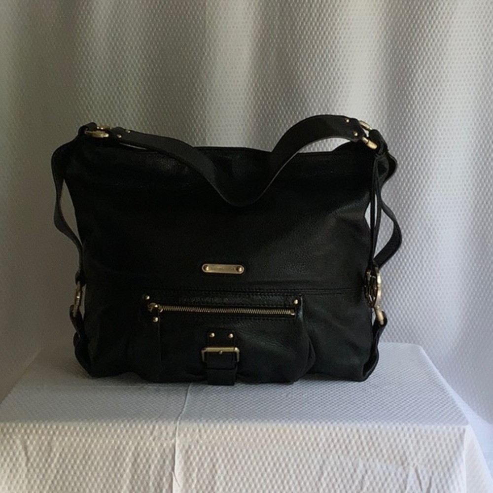 MICHAEL Michael Kors Black Shoulder Bag with Adjustable Strap